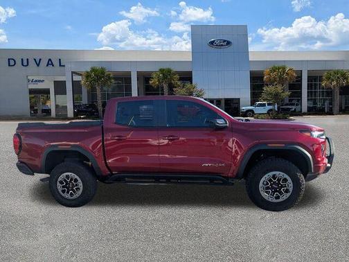 Volcanic Red 2023 GMC Canyon AT4X