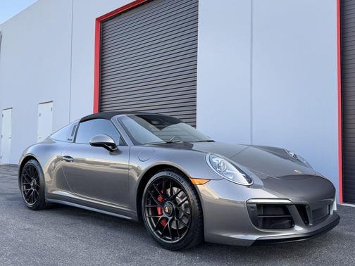 Gray 2019 Porsche 911 Targa 4S