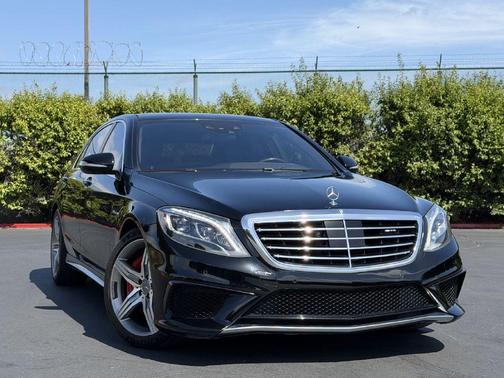 Black 2015 Mercedes-Benz S-Class S 63 AMG