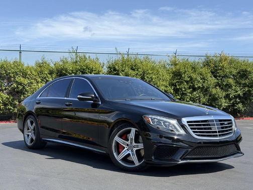 Black 2015 Mercedes-Benz S-Class S 63 AMG