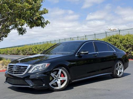 Black 2015 Mercedes-Benz S-Class S 63 AMG
