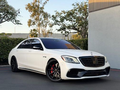 White 2020 Mercedes-Benz AMG S 63 Base 4MATIC