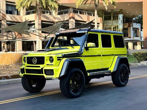 Yellow 2017 Mercedes-Benz G 550 4x4 Squared Base