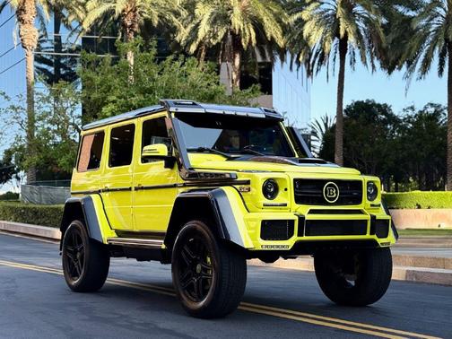 Yellow 2017 Mercedes-Benz G 550 4x4 Squared Base