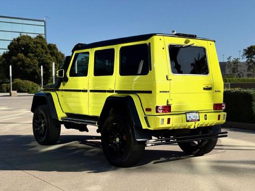Yellow 2017 Mercedes-Benz G 550 4x4 Squared Base
