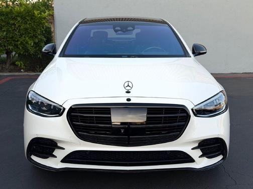 White 2023 Mercedes-Benz S-Class S 580 4MATIC