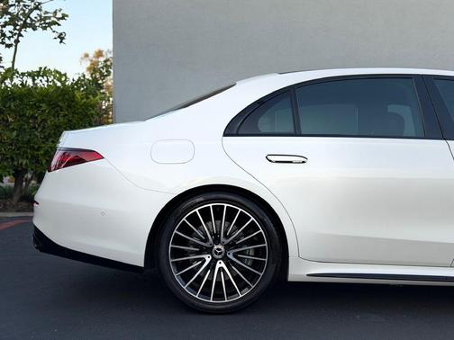 White 2023 Mercedes-Benz S-Class S 580 4MATIC
