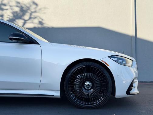 White 2023 Mercedes-Benz S-Class S 580 4MATIC