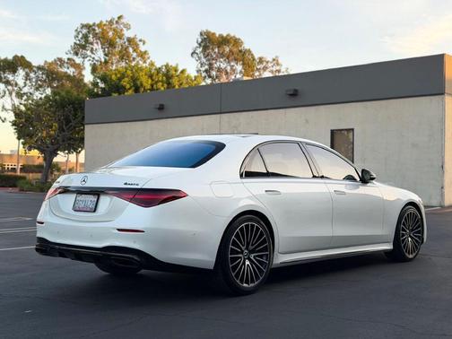 White 2023 Mercedes-Benz S-Class S 580 4MATIC