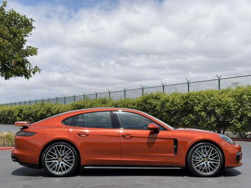Orange 2023 Porsche Panamera GTS