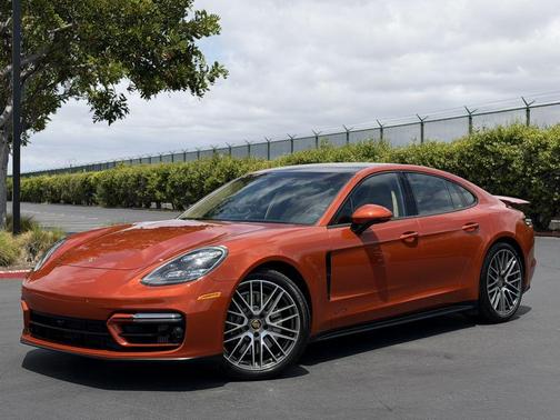 Orange 2023 Porsche Panamera GTS