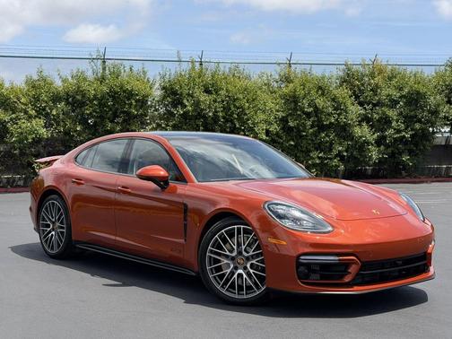 Orange 2023 Porsche Panamera GTS