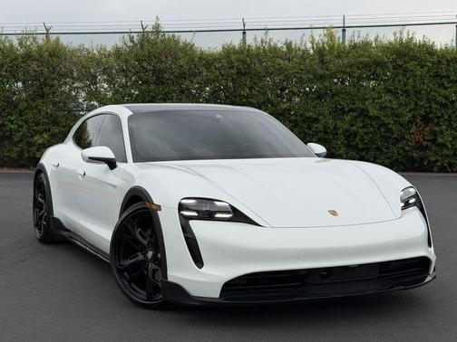 White 2022 Porsche Taycan 4S