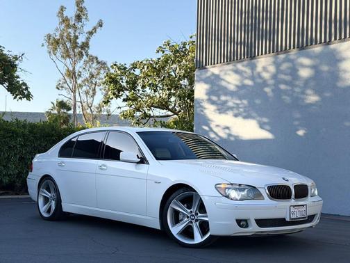 White 2006 BMW 750 Li