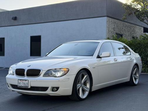 White 2006 BMW 750 Li
