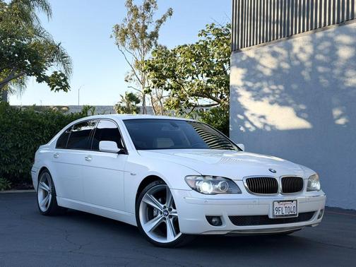 White 2006 BMW 750 Li