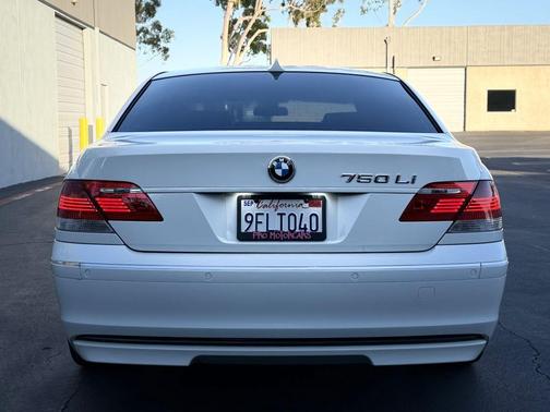 White 2006 BMW 750 Li