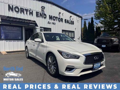 Majestic White 2018 INFINITI Q50 3.0t LUXE