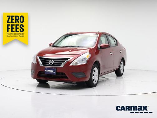 Red 2017 Nissan Versa SV