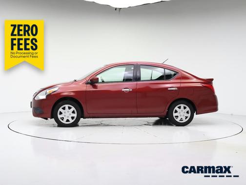 Red 2017 Nissan Versa SV