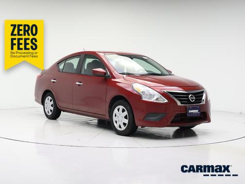 Red 2017 Nissan Versa SV