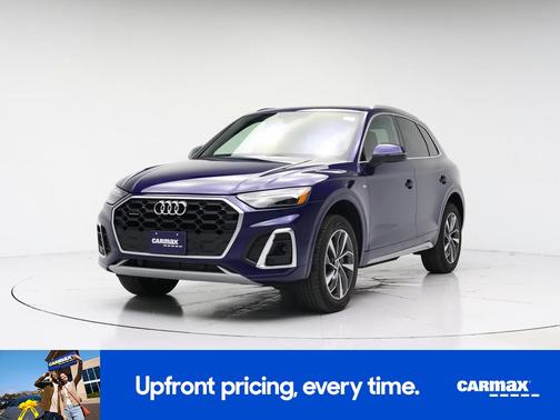 Blue 2022 Audi Q5 S-Line Premium