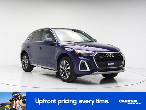 Blue 2022 Audi Q5 S-Line Premium