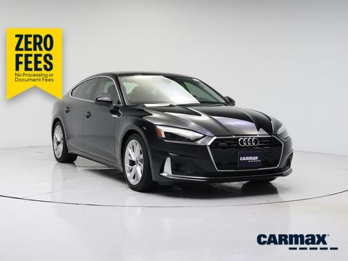 Black 2021 Audi A5 Sportback Premium Plus