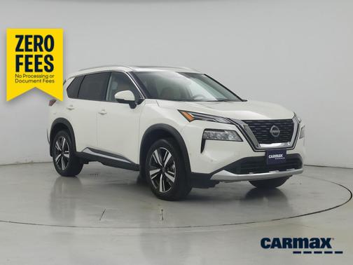 White 2023 Nissan Rogue Platinum
