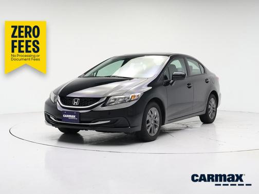 Black 2015 Honda Civic EX