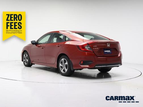 Burgundy 2019 Honda Civic LX