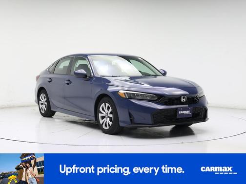 Blue 2025 Honda Civic LX