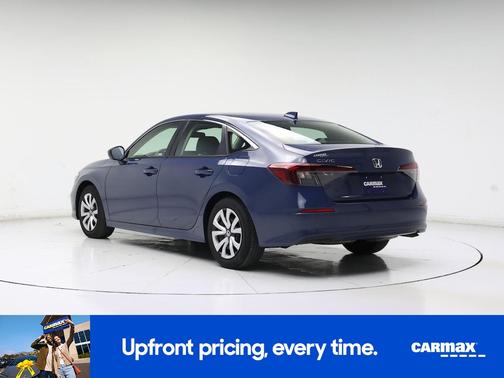 Blue 2025 Honda Civic LX
