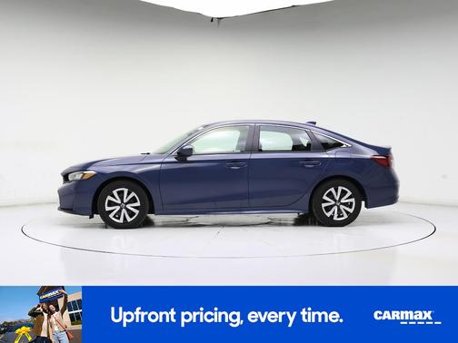 Blue 2025 Honda Civic LX