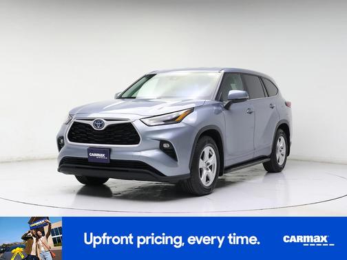 Blue 2023 Toyota Highlander Hybrid LE