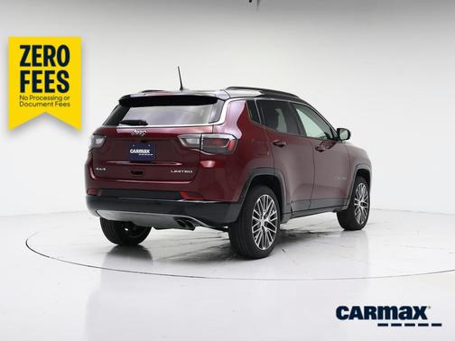Red 2022 Jeep Compass Limited