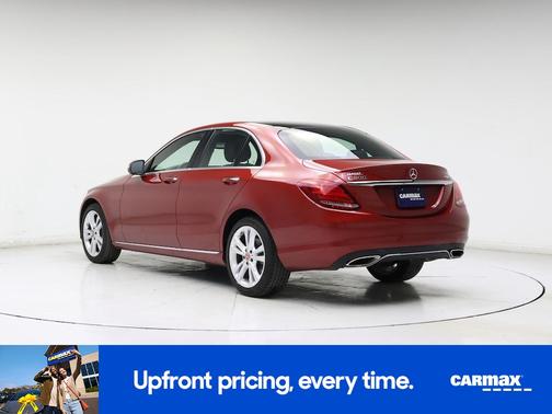 Red 2018 Mercedes-Benz C-Class