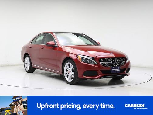 Red 2018 Mercedes-Benz C-Class