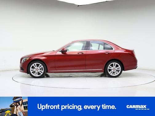 Red 2018 Mercedes-Benz C-Class