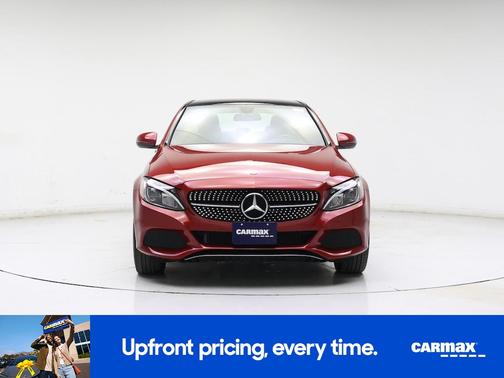 Red 2018 Mercedes-Benz C-Class