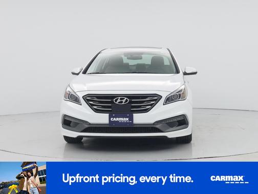 White 2017 Hyundai SONATA Limited