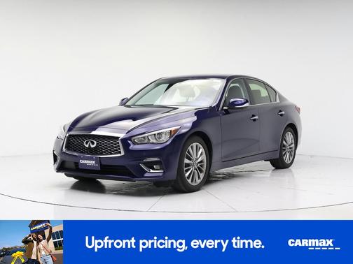 Blue 2023 INFINITI Q50 Luxe