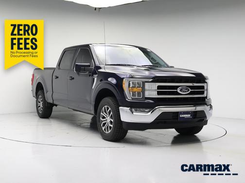 Blue 2021 Ford F-150 Lariat