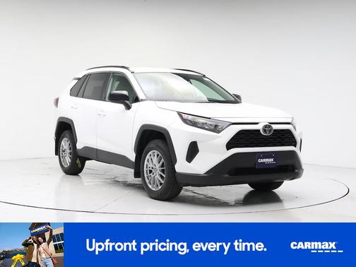 White 2021 Toyota RAV4 LE