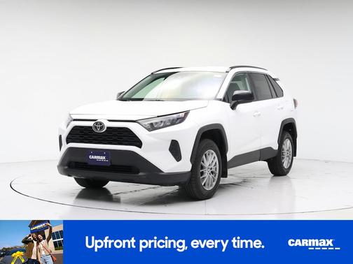 White 2021 Toyota RAV4 LE