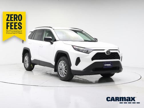 White 2021 Toyota RAV4 LE