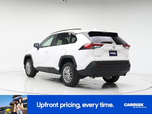 White 2021 Toyota RAV4 LE
