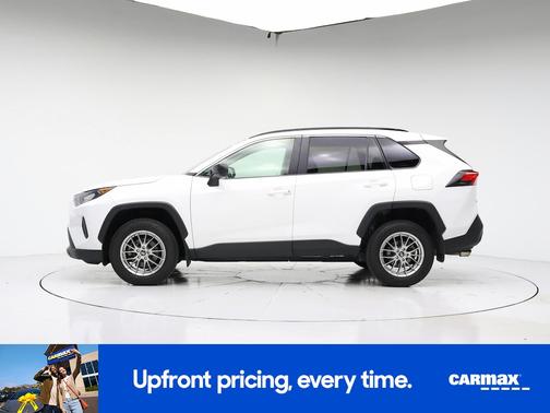 White 2021 Toyota RAV4 LE