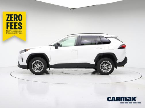 White 2021 Toyota RAV4 LE