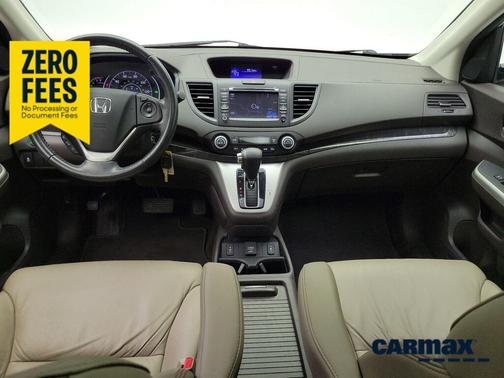 White 2014 Honda CR-V EX-L